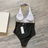 Halter Designer Swimwear Women Bodysuit V Neck One Piece Swimsuits Womens Sexy Bathing Suit Designers Bikini Swimwear