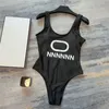 Clássico carta bodysuit swimwears mulheres beach wear uma peça maiôs designer fatos de banho menina senhora sexy bikini maiô