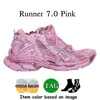 Track Runners Sneakers 7.0 7.5 Designer lässige Kleiderschuhe Plattform Brand Graffiti Weiß schwarz Dekonstruktion Balengiagas Frauen Männer Trainer Runner 7 Tess S.Gomma