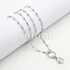Colliers pendentif Carvort en gros en acier inoxydable 316L chaîne à maillons multifacettes - 28 pouces collier pour bijoux de mode chaîne ronde
