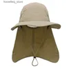 Szerokie krawędzi czapki czapki letnie UV Blokowanie czapka kubełka na zewnątrz Hat Golf Hat Regulowany UPF50+ Hat Sun Hat dla kobiet mężczyzn Męs