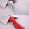 Bow Ties 2024 Men Suits Luxury Noble Line Tie For Wedding Party Formal Pre-tied Zipper Narrow Necktie
