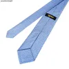 مصمم TIE SKY Blue Jacquard Silk Dot Suit 8cm Gift HT33