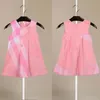 3-7-year-old baby 2023 spring/summer new childrens clothing girl pure cotton dress girl tight fitting clothes childrens princess dress 240402