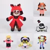 Gorąca sprzedaż standardowy produkt Hazbin Hotel Extrail Boss Anime Perypheral Dolls Hell Inn Clown Plush Toys