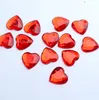 DIY Tillbehör Peach Heart Acrylic Flat Bottom Sticker Taiwan Akryl Diamond Beauty Decorations