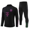 2023 24 GER BAYER MUNICN BORUSSIAS OCH PRT FOTBALLTRAKSUTIKTRÄNING SUT 23 24 25 Soccer Tracksuits Jackor Surtetement Men and Kids Kit Sportwear Chandal