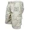 Men's Shorts Mens Shorts Mens Cargo Shorts Customized Mens LTI Pocket Loose Work Shorts Casual Shorts SummerC240402
