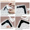 Tapis de bain 4 / 8pcs Gripper Gripper à double face pavés non glissés Autocollants de bande lavable PAD TAPE CONDE CONDE