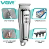 Trimmer VGR Hair Trimmer Professional Hair Clipper Rechargeable Hair Cutting Machine TBlade Cordless Portable Trimmer for Men V071