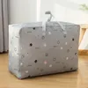 Sac de rangement de literie pour vêtements, couverture de couette pliable, tissu Oxford mobile, résistant à l'humidité, résistant à l'usure, essentiel pour dortoir 240319