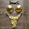 Women's Swimwear VIKINII 2024 Sexy Push Up Bikinis Set Women Beachwear Underwire Gold Female Hight Cut Swimsuits