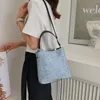 Sac à main à fleurs pour femmes, livraison gratuite, sac seau à la mode pour dames, bandoulière côté luxe pour femmes