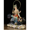 Decorative Figurines HOME Shrine Efficacious Protection Southeast Asia Gold Plating The Bodhisattva Samantabhadra Manjusri Buddha FENG SHUI