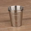 Canecas 100pcs Mini xícara de chá vinho de aço inoxidável café água pequenos óculos drinkware ferramentas de cozinha