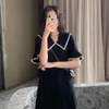 Summer Fashion Maternity Straight Dress Sweet Lovely Loose Clothes for Pregnant Women Pregnancy 240326