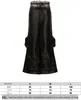 Women's Pants 2024 Spring/Summer Wear Black Split Piano Pocket Lace Wide-Leg 0302