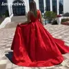 Party Dresses Loveweiwei One Shoulder Evening Red Royal Blue Prom Gown A Line Pleat Formal Elugant Wedding