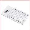 2024 Acrylic Lashes Holder Pad Individual Eyelash Extension Glue Pallet Volume Eyelashes Display Palette Makeup Training Tools