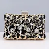 Shinny glitter sacos de noite strass hardsurface caixa elegante feminino casamento ombro bolsa banquete festa luxo bolsa 240402