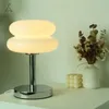 Tafellampen Italiaanse designer glazen eiertaartlamp Slaapkamer bedstudie Lezen Led-nachtlampje Home Decor Sfeer Gekleurd bureau