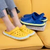 Trend Fashion Slippers Slies Slides Rubber Sandals Women Skatboard Platform Bule Beach Foam Outdoor Walking Treatable Soft Sove 36-44