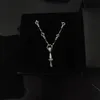 Bijoux de mode de créateurs pour femmes Pendentif Hip Hop Chrome Coeur Colliers Style Punk Pendentif Collier Tête de Tigre Chaîne De Mariage Ornement De Noël avec boîte