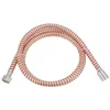 15m Brass Nut WholesaleOrange Stainless Steel Stripes Good Quality 25 Inch Flexible Pvc Shower Bathroom Tube Hose Pipe 240325