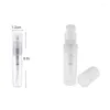 Lagringsflaskor 80 datorer engångsparfym Atomizer Clear Plastic Spray Bottle Portable Fragrance 3 ml 2 ml