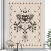 Tapisseries scène décor à la maison Art tapisserie Hippie bohème tapis de Yoga canapé couverture feuilles