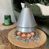 Kandelaars Theelichtverwarmer IJzeren kachel voor maximaal 10 theelichtjes Tuin Patio Terras Oven Verwarming