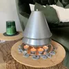 Titulares de vela Tea Light Aquecedor Ferro Fogão para até 10 Tealights Jardim Pátio Terraço Forno Aquecimento