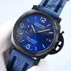 Top Clone Men Sports Watch Panerais Luminor Automatic Movement Stealth Series 1070 Seagull Watch Super Waterproof