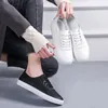 Zapatos informales para Mujer, Zapatillas deportivas planas, Zapatillas para Mujer, moda para Mujer, fondo suave vulcanizado para Mujer, pequeño blanco