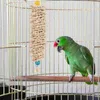 Otros suministros de aves jaula loro masticando mordisco colgante para pájaros para accesorios interesantes para periquitos de maíz