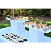 20 pezzi X Feste per matrimoni per le forniture per feste da tavolo usa e getta, cucchiaio da dessert mini lacrima trasparente da 100*50mm