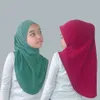 Hijabs for Kids Girl 5 till 10 år gammal högkvalitativ muslimsk halsduk sjalar mjuka stretch malaysia flicka barn hijabs grossist 240327