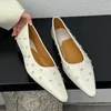 Повседневная туфли мода мода Bling Flats Дамы Мэри Джейн стразы