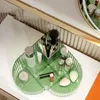 Scatole portaoggetti Scatola per trucco trasparente a forma di cuore Custodia da tavolo multi-griglia divisa Organizzatore cosmetico in plastica per donna Ragazza