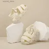 First Walkers DIMI Summer Baby Shoes Microfiber Leather Toddler Sandals Soft Non-Slip Tendon Sole 0-3Year Infant Sandals For Girl Boy 240301 L240402