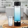 Water Bottles 330ML Hydrogen-Rich Cup Electric Hydrogen Rich Generator Bottle Titanium Quality Filter Portable Antioxidant Lonizer