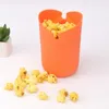 Skålar popcorn mikrovågsugn flexibel -gradera majs hög temp resistent säker stänksäker silikonskål för kök
