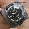 Top Clone Men Sports Watch Panerais Luminor Automatic Movement Wristwatch Carbon Fiber Composite Material of Replica Series Watch