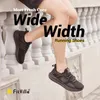 Casual Schoenen FitVille Dames Lichtgewicht Running Brede Slip Op Sneakers Lopen Voor Platvoeten Fasciitis Plantaris Pijnbestrijding