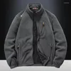 Herenjassen Fleecejack Grote maten Winter Warme dikke jas Militaire tactische buitensportkleding Ritsbovenkleding