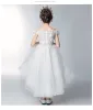 Filles Robes Fille Princesse Off Shoder Blanc Tle Fleur Pour S Appliques Fleurs Enfants Fête Communion Robes Drop Livraison Bébé Maternit Otsbw