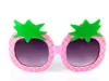 Printemps été enfants garçon filles enfants mignon fraise ananas forme lunettes de soleil enfants Vintage lunettes de soleil UV400 Protection classique