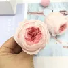 Dekorativa blommor 8st Eternal Rose Head DIY presentförpackning Hantverk Accessorie i glaskolv Hemdekorationer Verklig torkad blomma