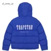 Trapstar Kurtka Puffer Gradient Black Jacket Men Trapstar Jacke haftowane termiczne Trapstar zima lekka i oddychająca luksusowa topy 3379