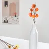 Decoratieve bloemen simulatie persimmon boeket ornament kunstmatig voor jubileum Thanksgiving bruiloft verjaardagsfeestje festivals